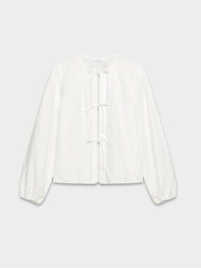 Aritzia Little Moon Tybee Linen Blouse
